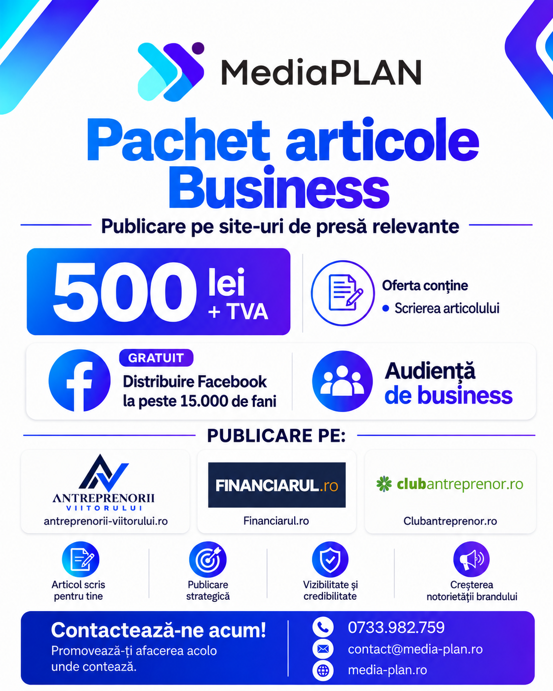 Pachet articole afaceri